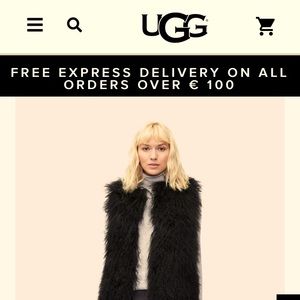 UGG Abbey Mongolian Sheepskin Vest